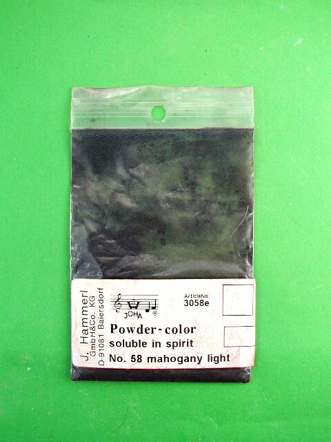 Powder-color(soluble in spirit) No.58 Mahogany light