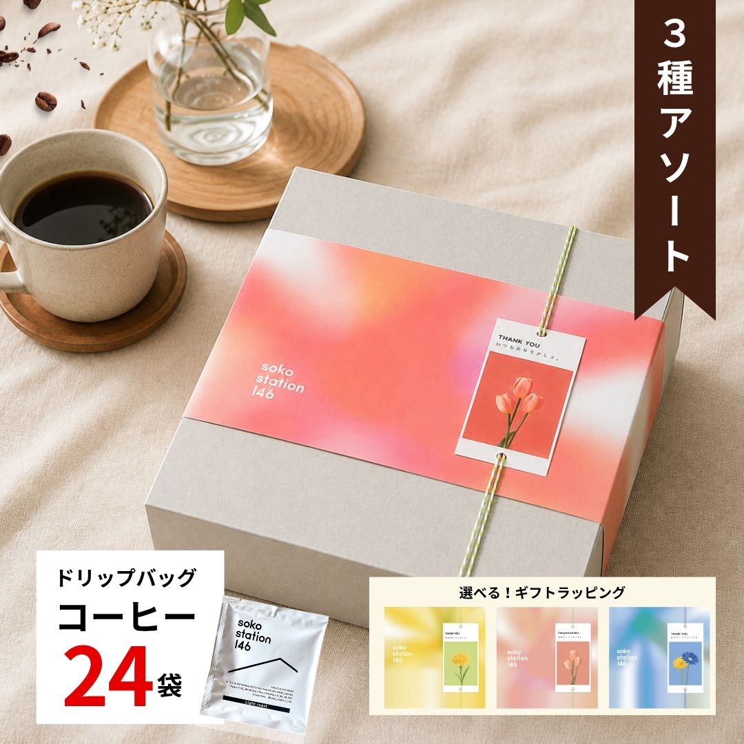 ＼お買い物マラソン 10%OFF＋P3倍／ ドリップバッグコーヒー ギフト セット 24袋 個包装 ティーバッグ ドリップコーヒー 深煎り 浅煎り スペシャリティーコーヒー おしゃれ コーヒーギフト プレゼント 珈琲 好きの人 ブラジル コーヒー好きが喜ぶ プチギフト ラッピング｜soko station 146