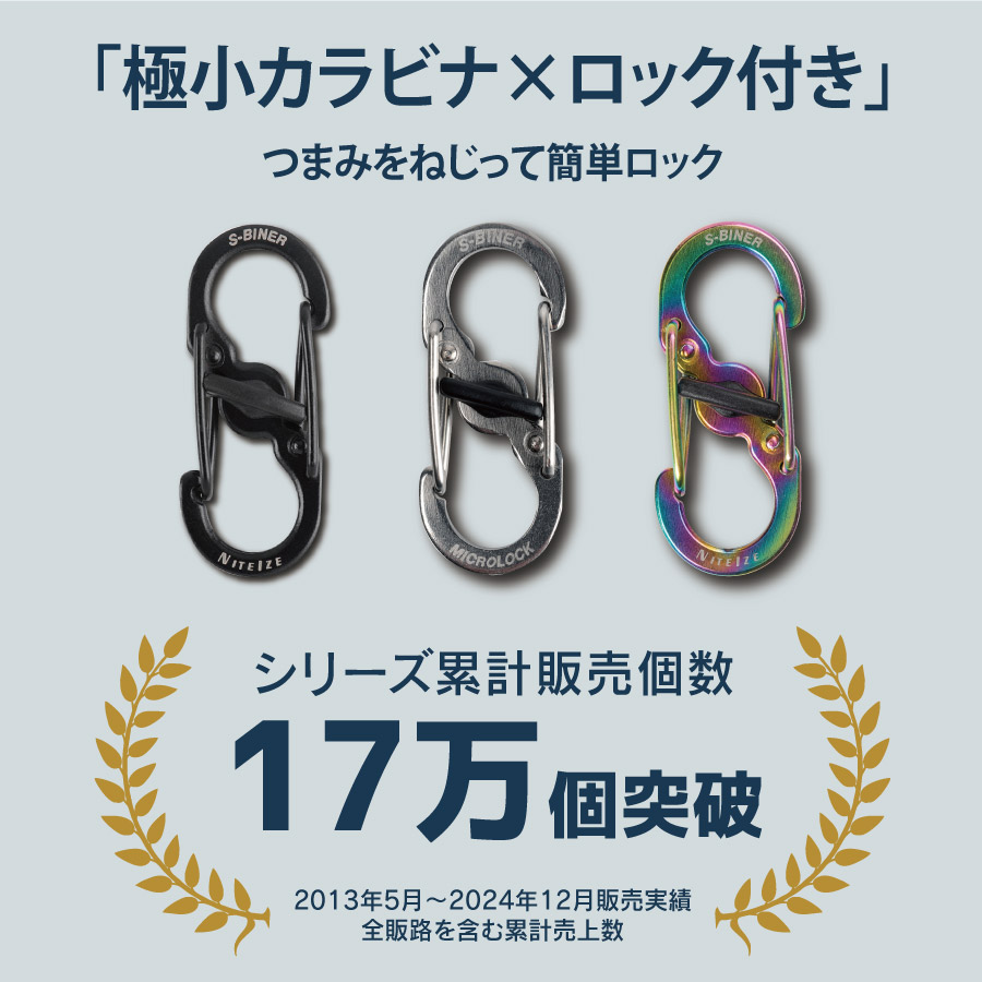 楽天市場】カラビナ ロック付き 外れにくい キーホルダー