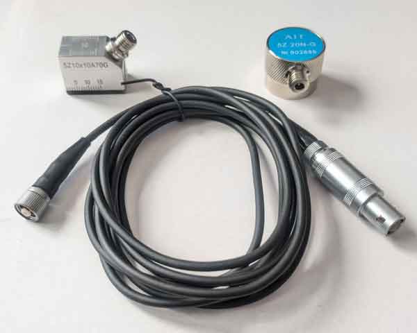 UT実技試験練習用プローブ・ケーブルーGコネクターセット(ケーブル本体側レモ大からレモ小に変更可能)