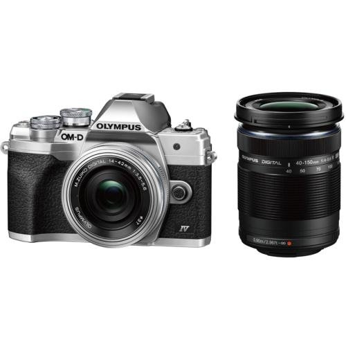 OLYMPUS オリンパス デジタル一眼カメラ OM-D E-M10 Mark IV EZダブルズームキット [シルバー]【ラッピング対応可】 R-LOGI