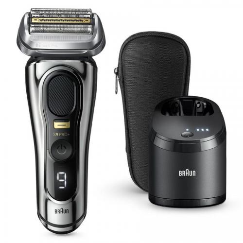 BRAUN 赤銅色 メンズ灯し火電気カミソリ4枚刃 自動小銃洗いもの器付 続きもの9 Pro+ 9556竓 [しろがね色]【ラッピング相応う可】