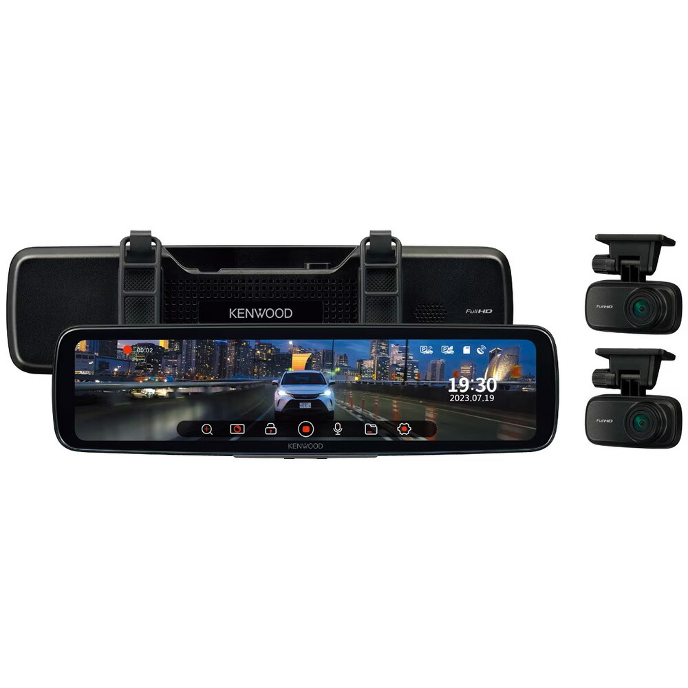 KENWOOD ケンウッド デジタルルームミラー型ドライブレコーダー DRV-EM4800[ラッピング可] R-LOGI