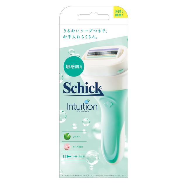 シック　イントゥイション　敏感肌用　本体（刃付き）お試し用　1個　剃刀　美容[ラッピング可]