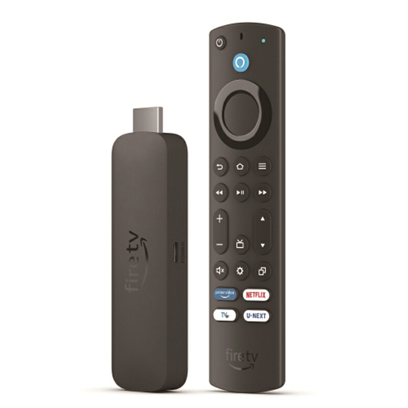 Amazon アマゾン Fire Stick 4k max 第2世代 ストリーミングメディアプレイヤー B0BW37QY2V [ブラック][ラッピング不可] R-LOGI