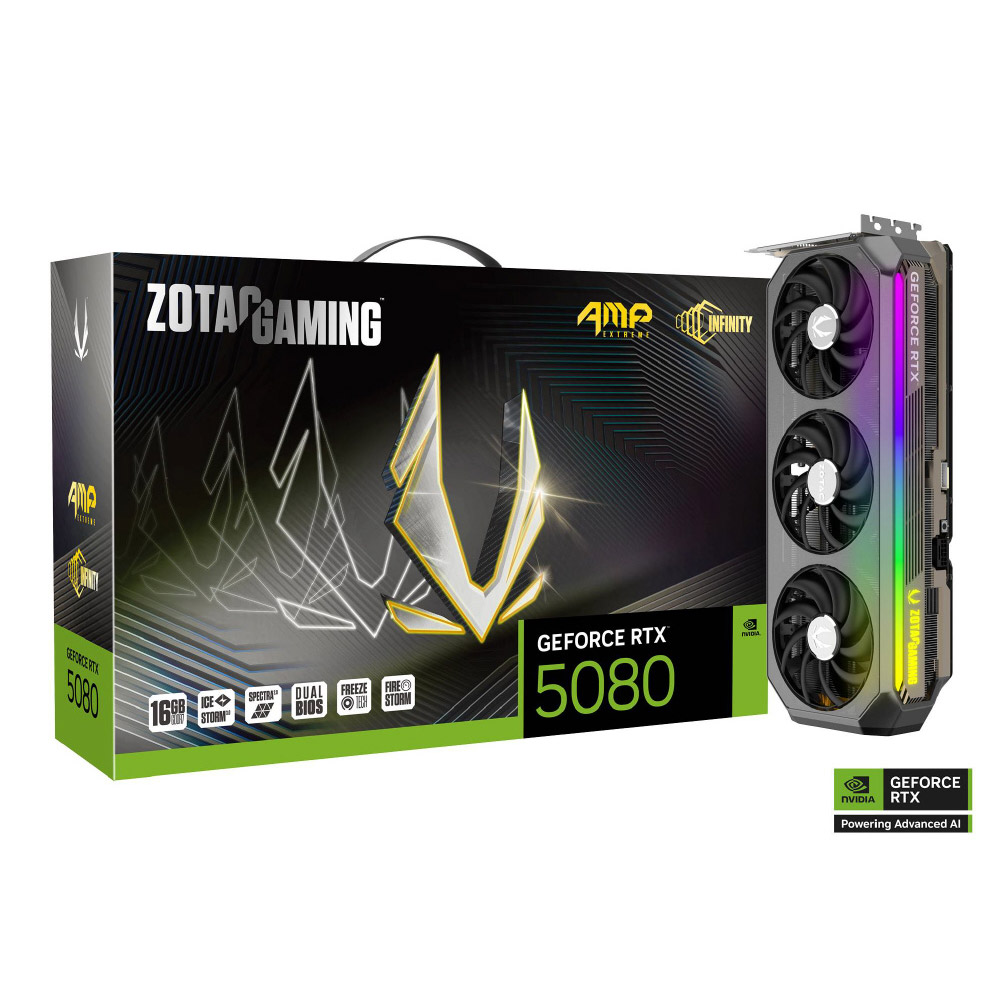 ZOTAC GAMING GeForce RTX 5080 AMP Extreme INFINITY [グラフィックボード] ZT-B50800B-10P[ラッピング可] R-LOGI画像