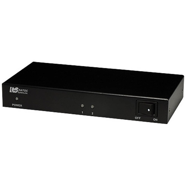 RATOC ラトックシステム 4K相応うHDMI分かち合う器 (2分かち合う)REX-HDSP2-4K[ラッピング可]