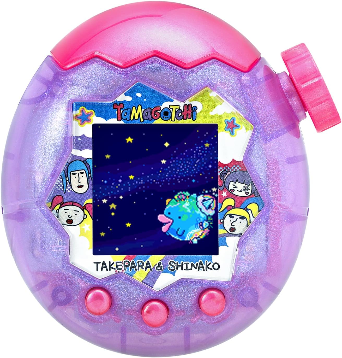 バンダイ たまごっちエデンの園Tamagotchi Paradise - Purple Sky 竹下☆ぱらだいす＆しなこ特別書き割り[ラッピング可]