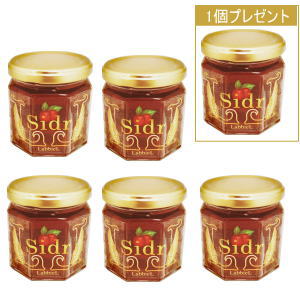 SIDR（なつめ）生蜂蜜　美肌・美容に　非加熱はちみつ　シドルハニー５個（+１個プレゼント！）