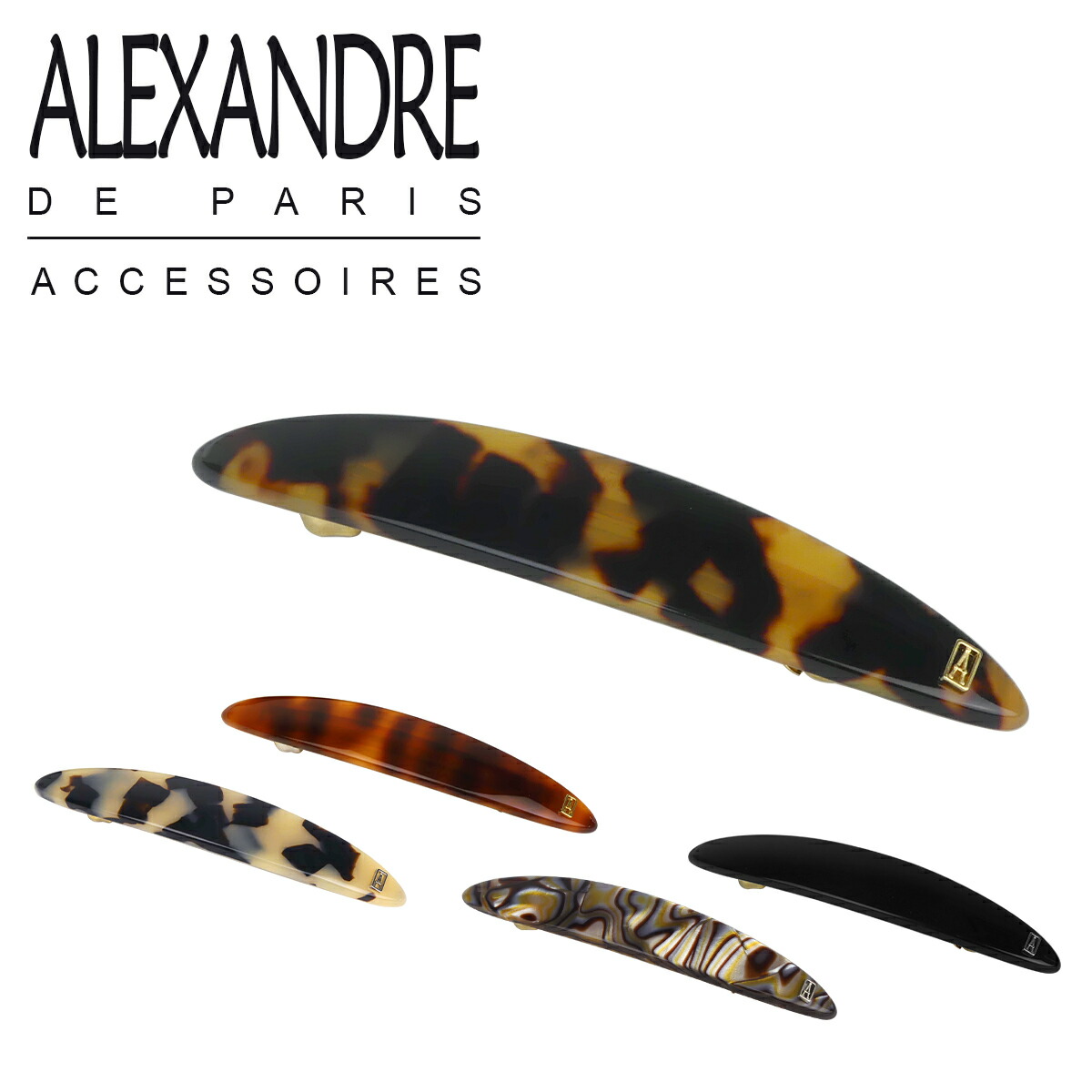 アレクサンドルドゥパリ　千鳥格子バレッタ 楽天市場】ALEXANDRE DE PARIS アレクサンドル ドゥ パリ