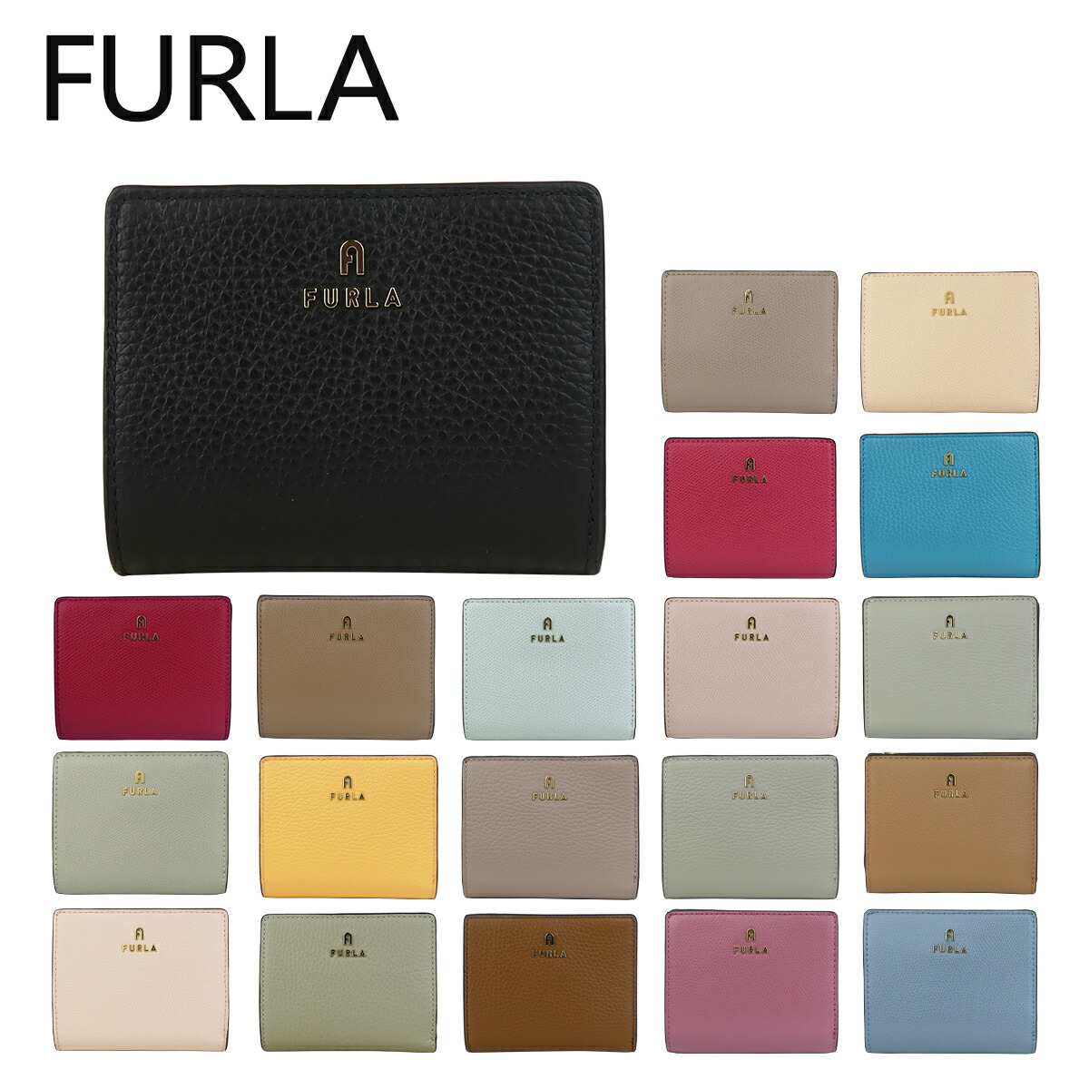フルラ Furla 二つ折り財布 小銭入れ付 カメリア S コンパクトウォレット WP00307 CAMELIA S COMPACT WALLET L ZIP ギフト・のし可