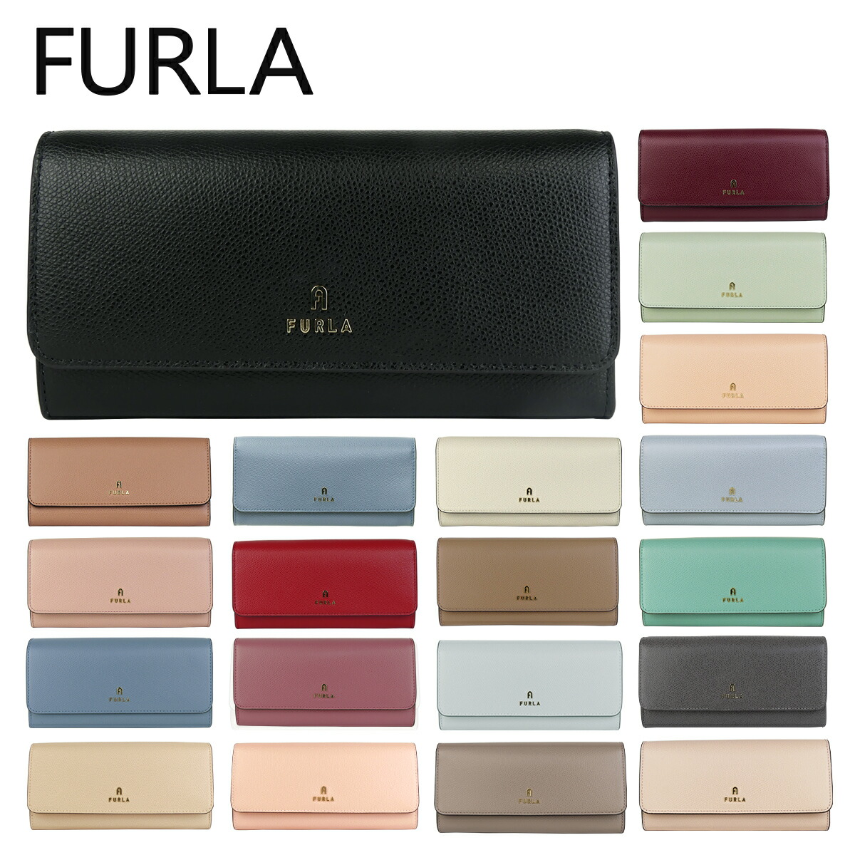 【ポイント5倍 4/17 1:59迄】フルラ Furla 長財布 小銭入れ付 カメリア コンチネンタルウォレット WP00317 ARE CAMELIA CONTINENTAL WALLET ギフト・のし可