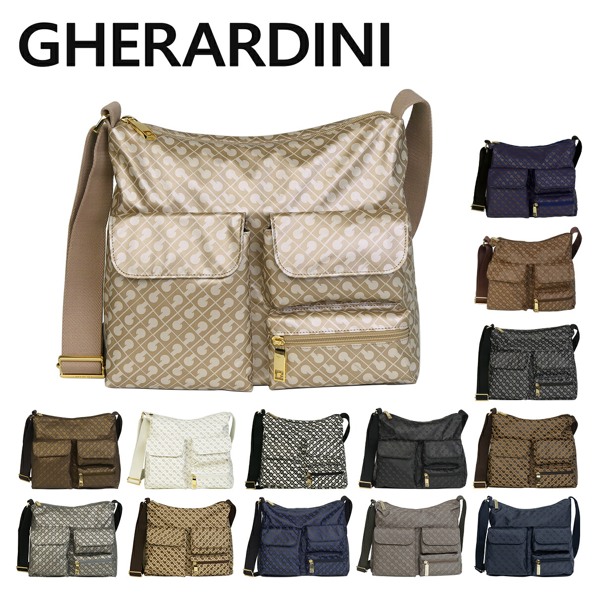【店内ポイント5倍】ゲラルディーニ バッグ ソフティ ショルダーバッグ GH0332 SOFTY CROSSBODY 軽量 クロスボディバッグ レディース|and そらいろ