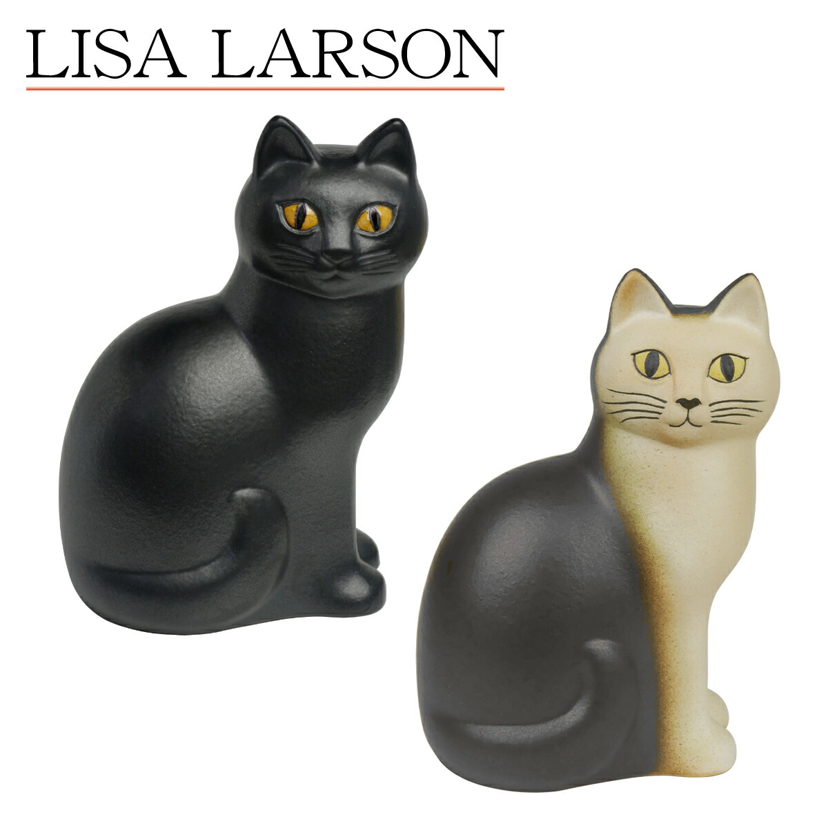 リサラーソン　ネコ マヤ Mayaシリーズ黒猫 2011年 定番品】Lisa Larson Cat MAYA Brown｜陶芸・ガラス作品｜IDEE