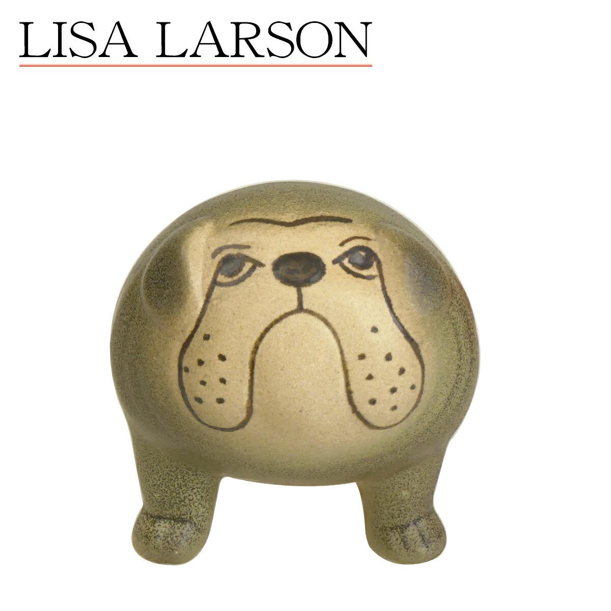 リサ・ラーソン　 ブルドッグ　 スウェーデン　Ｍサイズ Lisa Larson（リサ・ラーソン）ブルドッグ(M) - dieci｜online shop