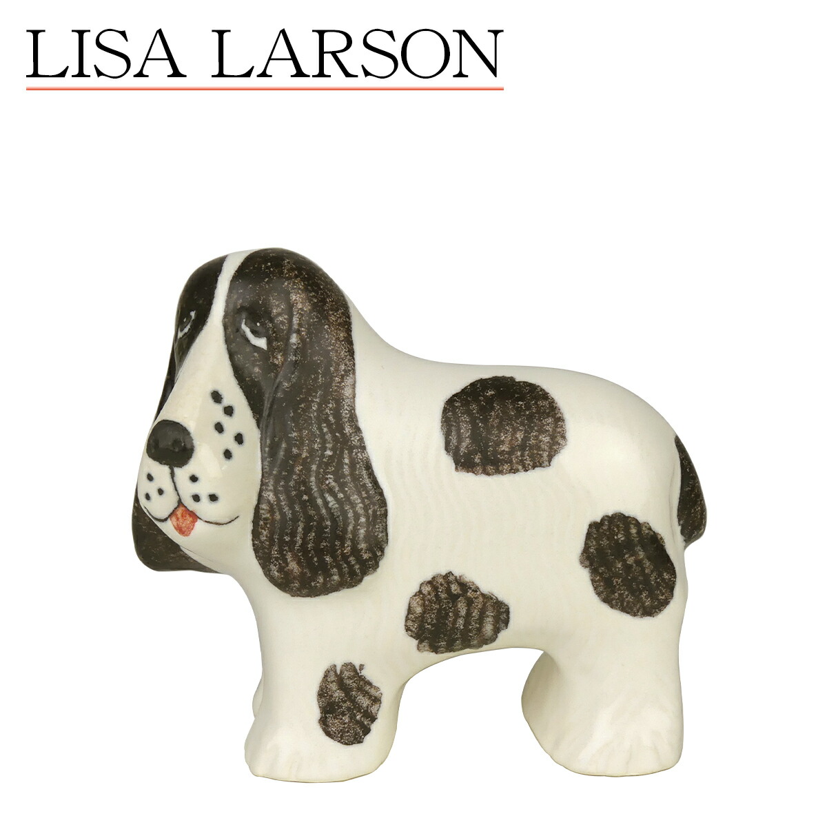 【店内ポイント5倍】リサラーソン 置物 ケンネル スパニエル イヌ 動物 LisaLarson(Lisa Larson)Kennel Spaniel 1140600 犬・北欧インテリア・陶器|and そらいろ
