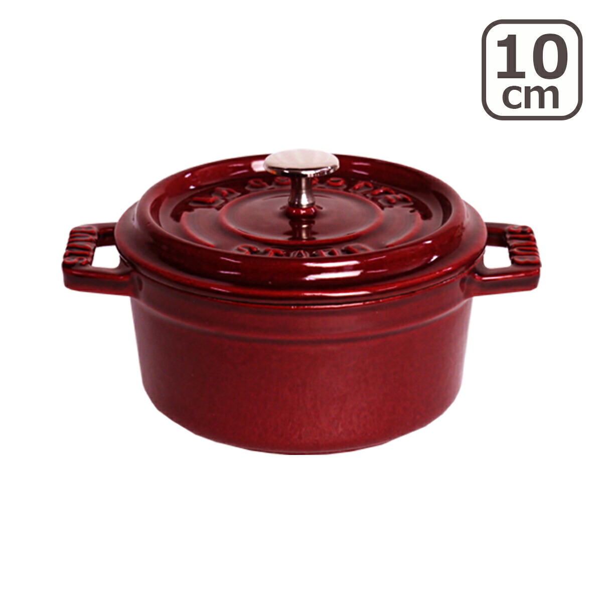 STAUB - ストウブ ミニココットラウンド 10cm ビンテージノブ付き 楽天市場】staub ストウブ 「 ミニ ココット ラウンド