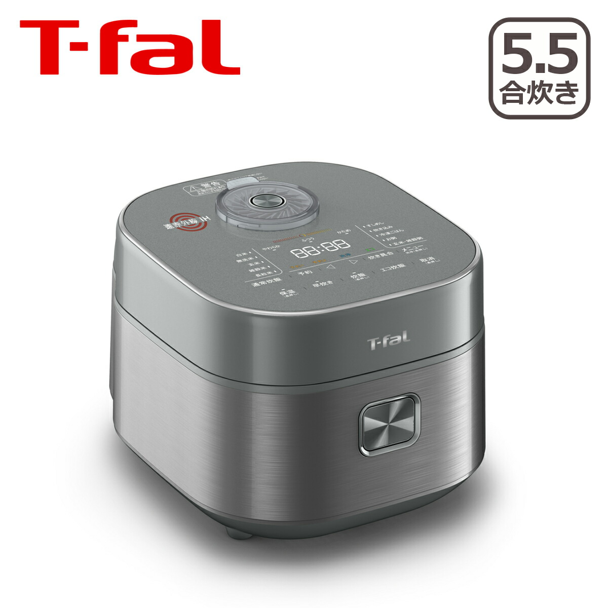 T-fal ティファール　IH炊飯器 ザ・ライス RK880CJP 5.5合炊き Amazon.co.jp: ティファール 炊飯器 5.5合 遠赤外線 高火力IH お