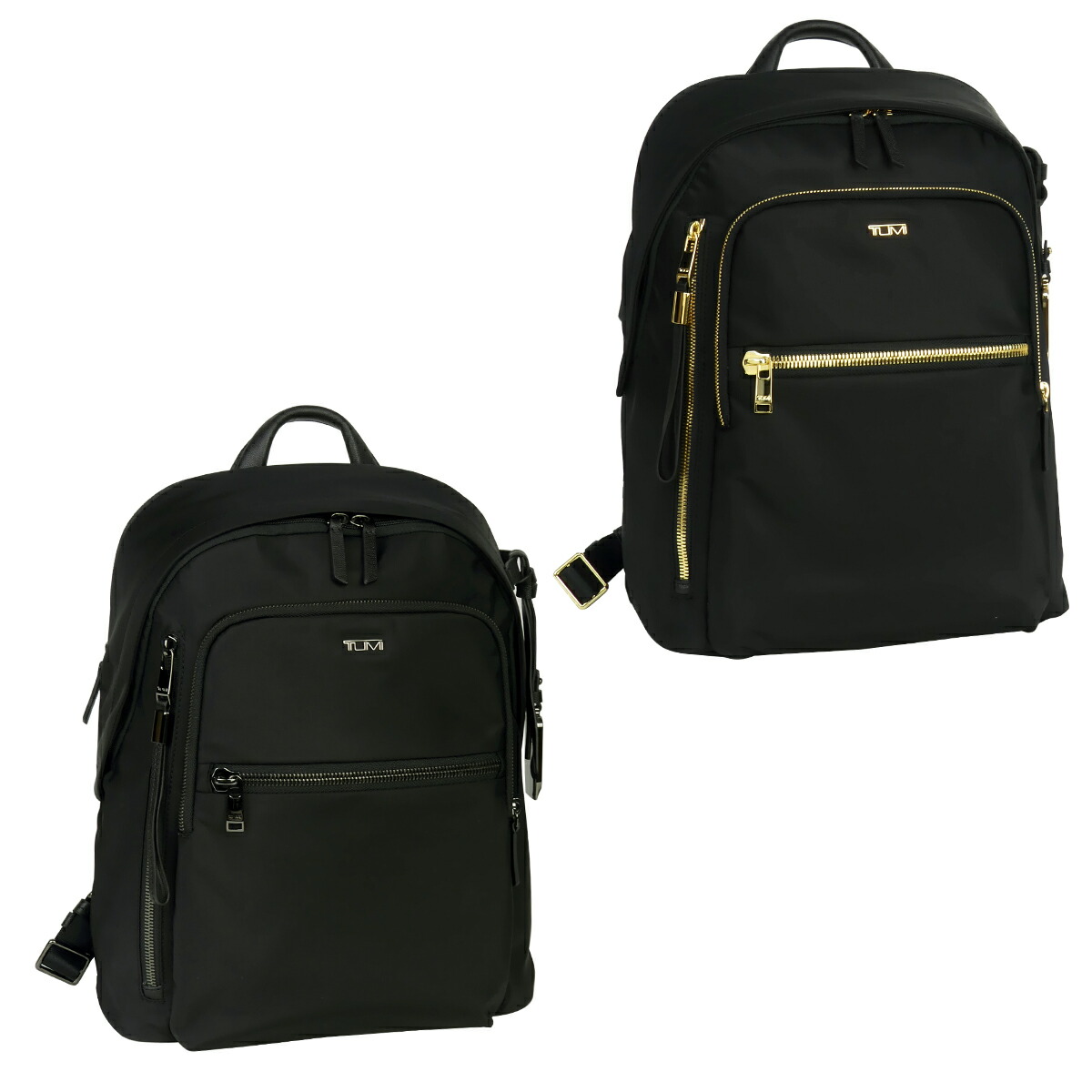 【ポイント5倍 4/10 1:59迄】トゥミ TUMI VOYAGEUR 「ホールジー」バックパック 196601DGLD 196601DGM リュック チャーム付き ナイロン レザー ボイジャー レディース 146567