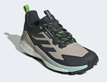 【SALE】【adidas】IG5462 adidas TERREX FREE HIKER 2 LOW GTX BLACK/BEIGE アディダス テレックス フリー ハイカー ブラック/ベージュ 防水 メンズ スニーカー ローカット シューズ 3本ライン 大人靴 黒色 アウトドア ハイキングシューズ画像