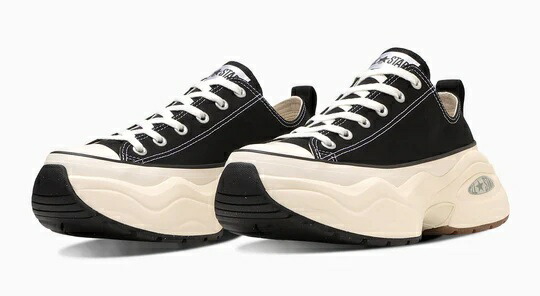 【SALE】【CONVERSE】ALL STAR (R) SURGETRAINER OX BLACK コンバース オールスター (R) サージトレーナー ブラック スニーカー メンズ レディース 厚底