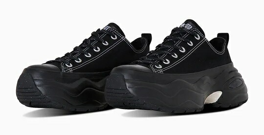 【CONVERSE】ALL STAR (R) SURGETRAINER OX BLACK/BLACK コンバース オールスター (R) サージトレーナー ブラック/ブラック スニーカー メンズ レディース ローカット 厚底