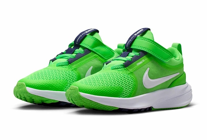 【NIKE】HF7005-300 Star Runner 5 PS GREEN STRIKE/WHITE ナイキ スター ランナー グリーンストライク/ホワイト ランニングシューズ 運動靴 キッズ　ジュニア　スニーカー