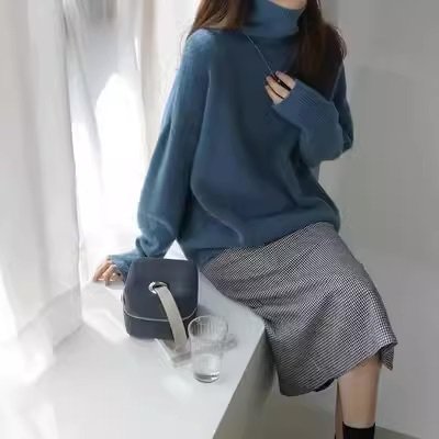 トップス ニット セーター レディース 長袖 ハイネック フェミニン ストリート ウール かわいい 大人可愛い シンプル 上品 おしゃれ かっこいい ガーリー エレガント 抜け感 ラブリー キュート ベーシック ナチュラル 無地 秋 冬 オフィス OL 通勤 学生 通学 デート お出かけ｜タビマート