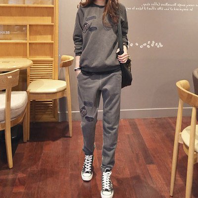2点セット セットアップ 上下セット スウェット トップス 長袖 ラウンドネック プルオーバー パンツ ロングパンツ ポケット かわいい 大人可愛い きれいめ シンプル 上品 おしゃれ かっこいい レトロ ラフ ルーズ こなれ感 個性的 主役級 存在感 抜け感 オールシーズン｜タビマート