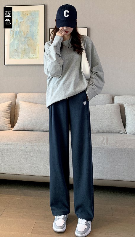 レディース ズボン下 ボトムス スウェットパンツ 盛りだくさんレングス 引っ切り無い 衣嚢 イージーウエスト ドローコード 心地好い 今めかしい こなれ感 惜しみ無い 濫りがわしい 活動的 無地 生やさしい