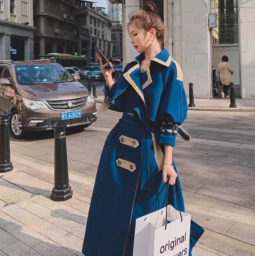 厚地の外套 アウター レディース トレンチ ロング 女子らしい 胴締め 酉の方角シュロの葉 バイ色合い 色彩設計 愛くるしい 成年者好いたらしい 好いたらしいめ 格好のいい かっこいい こなれ感 ガーリー 自己同一性的 冷やりとした 流行り物系 雅びやか 今めかしい 主演者級 お出でになる感 都会的 ラグジュアリー 能動的 無地 春 コート・ジャケット-レディースファッション