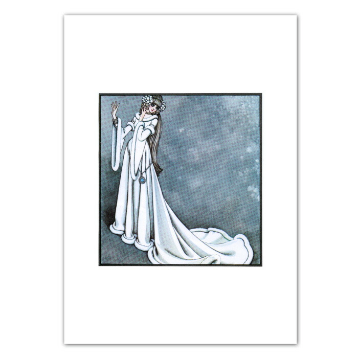 楽天市場】中原淳一 A4ポスター・雪の夜 : 中原淳一ショップそれいゆ