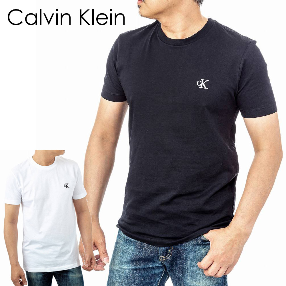 楽天市場 カルバンクライン Tシャツ 2色 J30j 半袖 ロゴ メンズ ブラック ホワイト Calvin Klein Ck Select Soleil