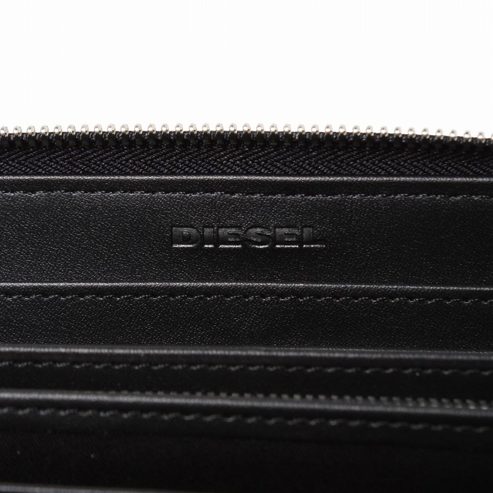 魅了 ディーゼル 長財布 X P1730 H8457 ラウンドファスナー ロゴ メンズ デニムブルー Diesel 高質で安価 Mirasport Pt