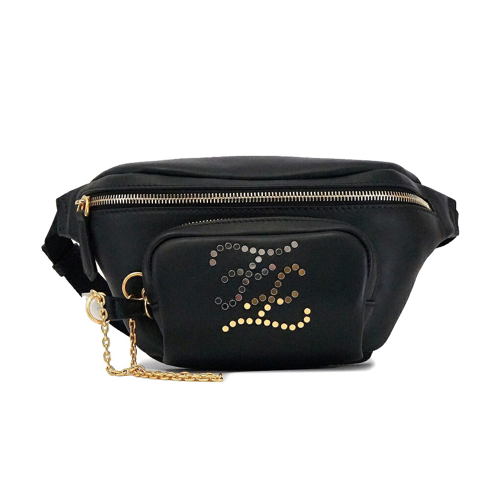 FENDI FFロゴプリント ボディバッグ FENDI (フェンディ) FFロゴ クロスボディバッグ メンズ - バッグ
