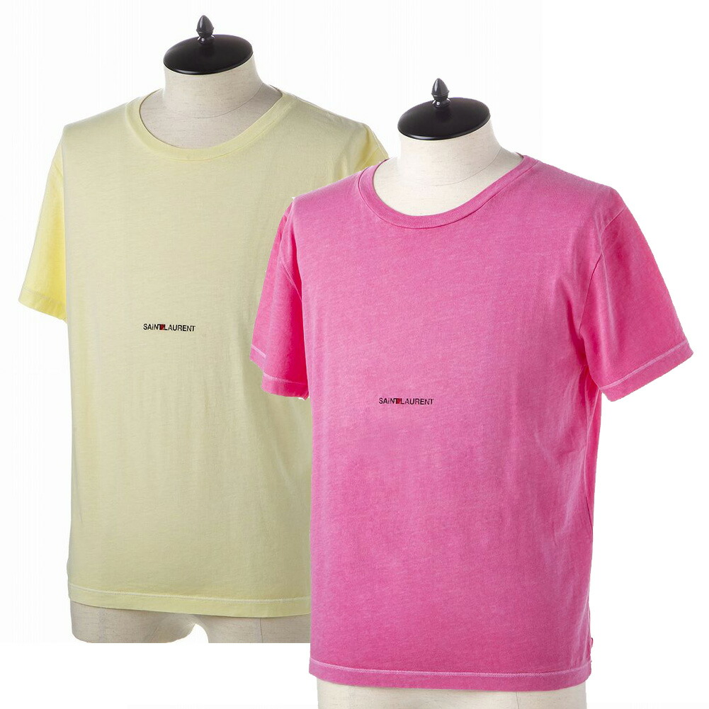 【Saint Laurent】★送料・関税込★ロゴTシャツ 関税送料込☆Saint Laurent☆リバース ロゴ Tシャツ