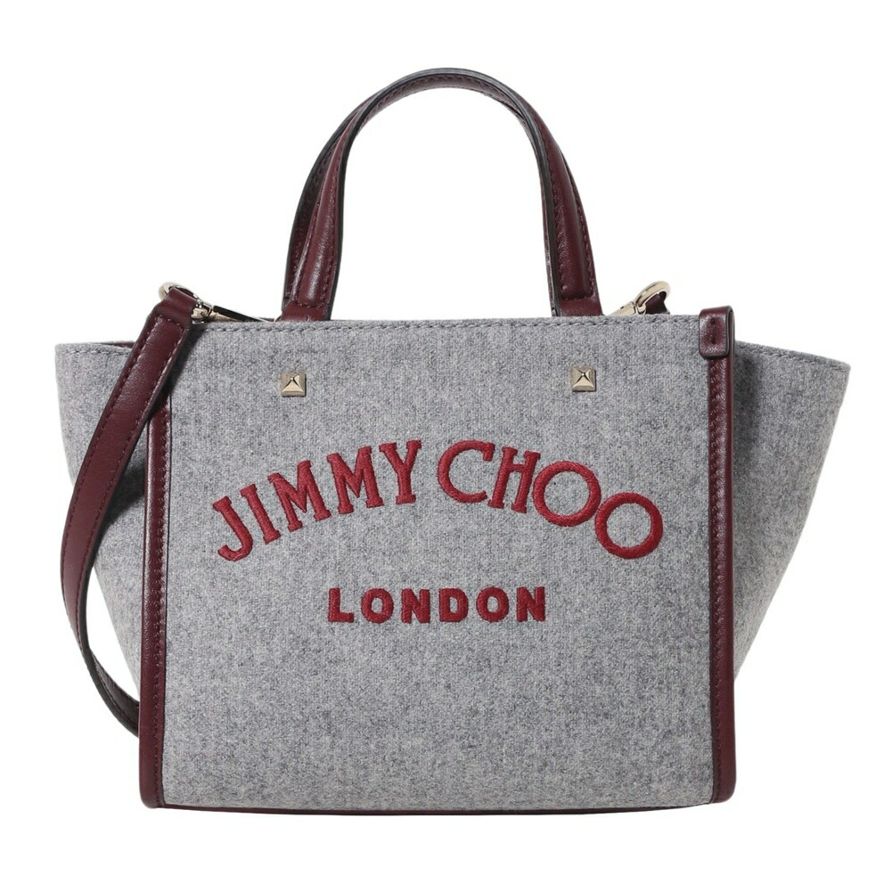 【国内即発】JIMMY CHOO ヴァレンヌ トートバッグ BURGUNDY 国内即発】JIMMY CHOO ヴァレンヌ トートバッグ BURGUNDY (Jimmy