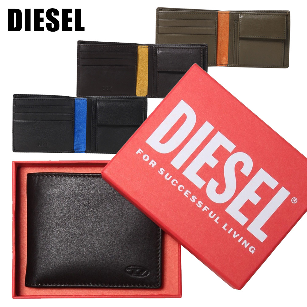 楽天市場】DIESEL ディーゼル デニムプリント レザー二つ折り