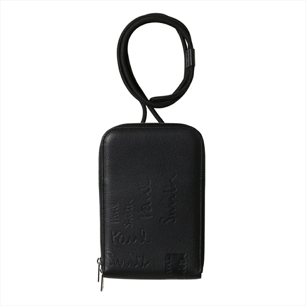 未使用Paul Smith (Bag&SLG)スマホショルダー　ブラック Paul Smith ポールスミス スマホショルダー レディース スマホ