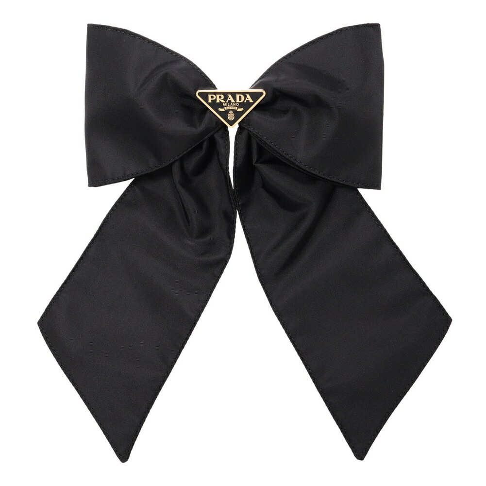 楽天市場】プラダ PRADA ヘアクリップ ヘアピン ブラック レディース