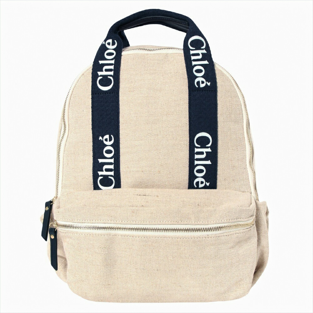 クロエ キャンバス バックパック C20423Z40 楽天市場】Chloe クロエ キッズ バックパック LOGO BACKPACK
