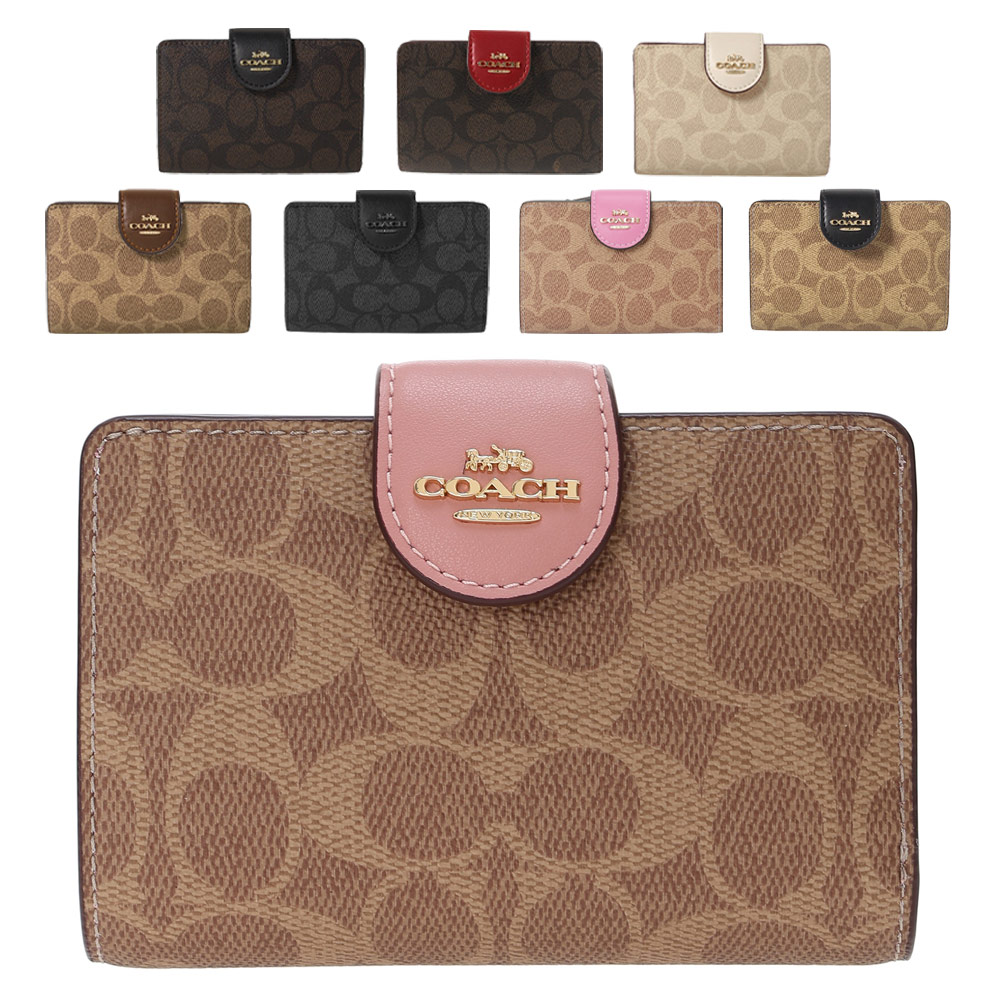 楽天市場】コーチ 財布 レディース COACH 折り財布 シグネチャー