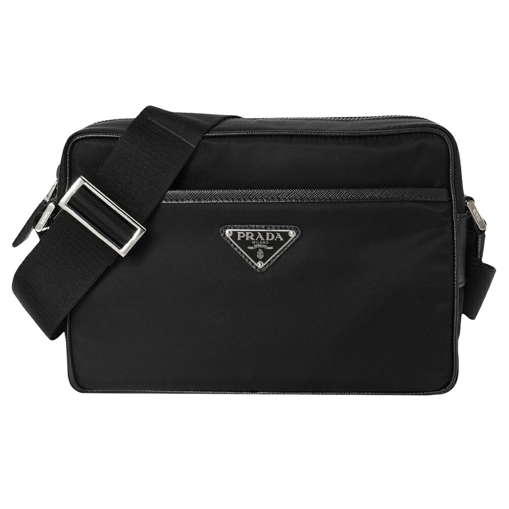 楽天市場】プラダ バッグ ナイロン ブラック 2VH029 PRADA 斜め掛け