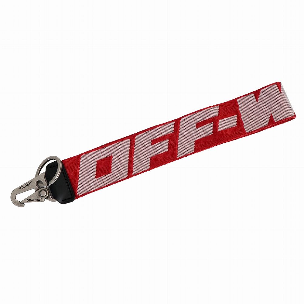 【オフホワイト】レザーキーホルダー off white Off-White オフホワイト HYBRID INDUSTRIAL KEY