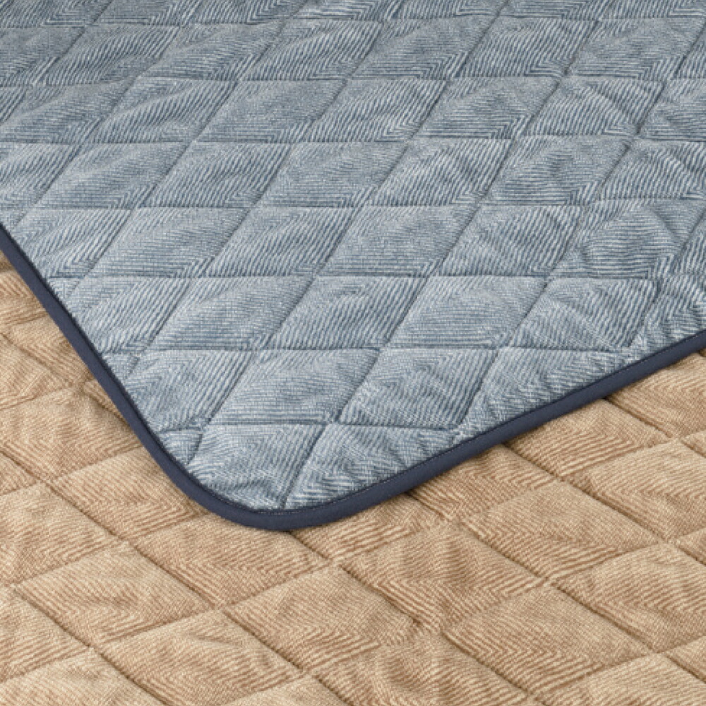 洗えるシール織ウールパッドシーツ 敷きパッド ダブル 140&times;205cm ヘリンボン Ethicalware エシカルウェア 昭和西川｜西川ストア公式 店
