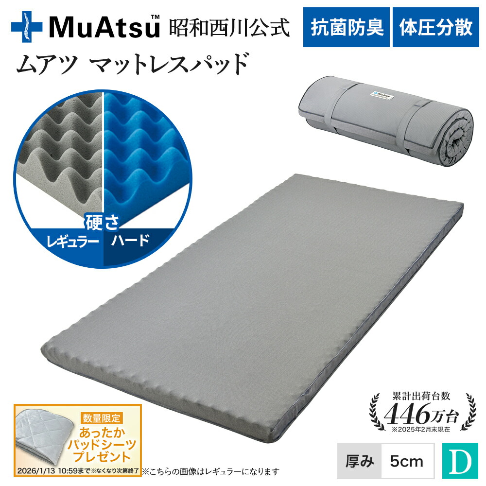 楽天市場】【P10倍 ※12/17迄】昭和昭和西川 ムアツ マットレスパッド