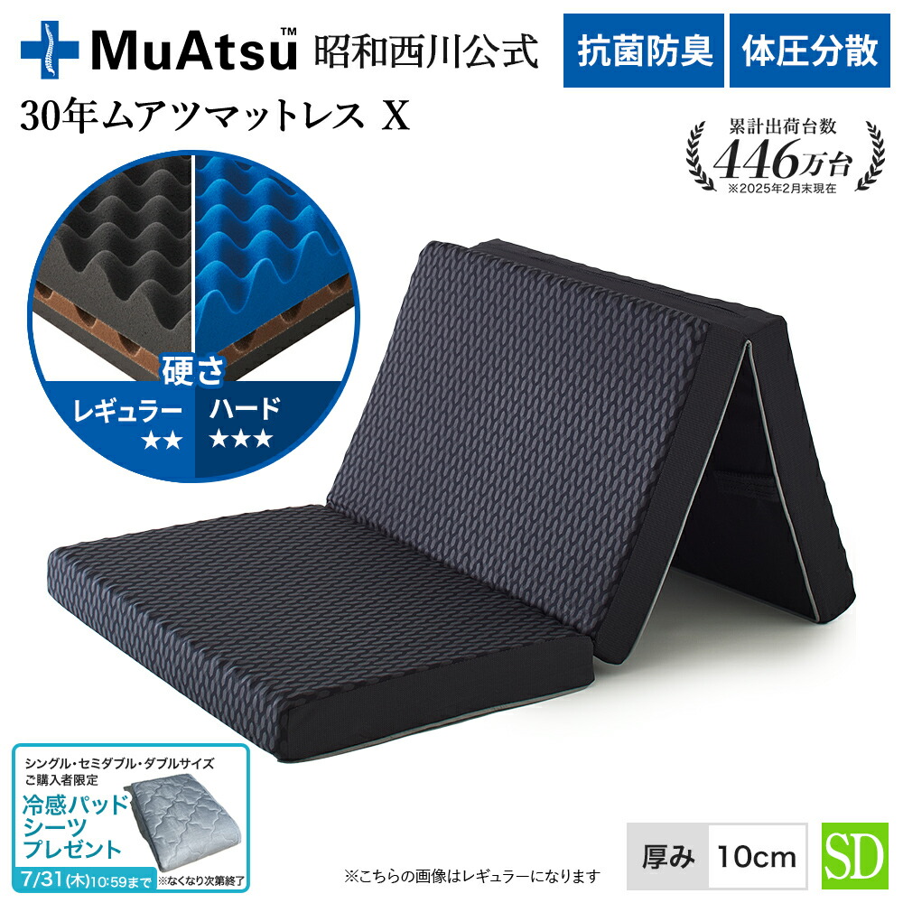 西川 ムアツ布団 点で支える シングル　即決価格 西川 敷布団 マットレス シングル 点で支える健康敷きふとん
