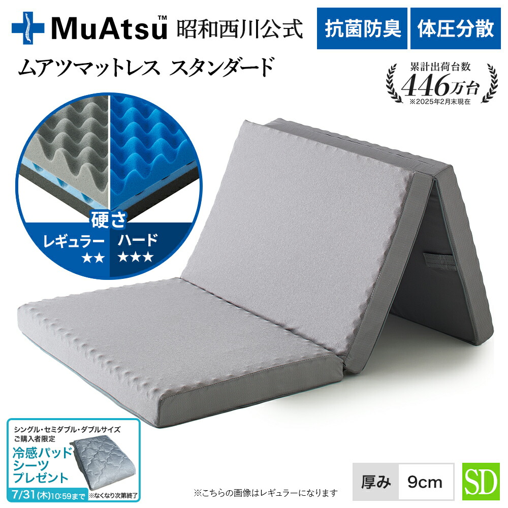 【昭和西川】ムアツ敷き布団　2フォーム　90 ダブル Amazon｜昭和西川 ムアツ 【2フォーム90】 マットレス 敷布団