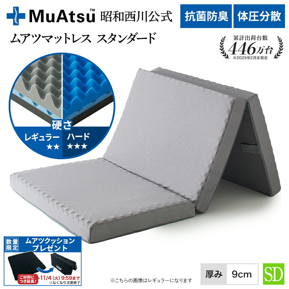 楽天市場】昭和西川 ムアツ マットレス シングル ワイドシングル