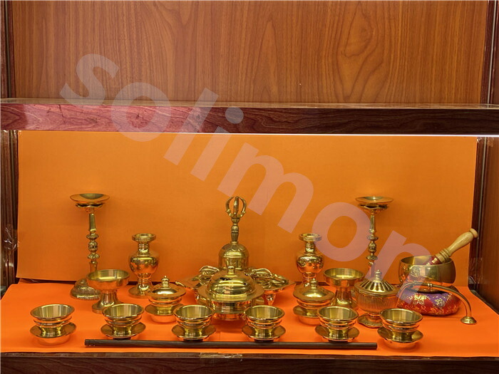 楽天市場】【密教法具 寺院用仏具】 太子型柄香炉 アルミ製 長さ28.5cm